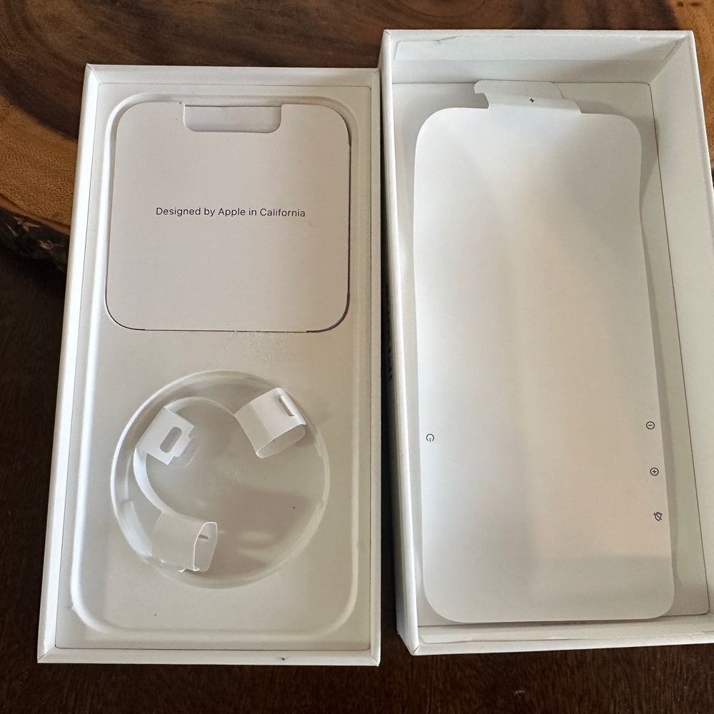 BOX ONLY for iPhone 14 Pro Max in Deep Purple 256Gb w/papers and sticker inside - Picture 5 of 6